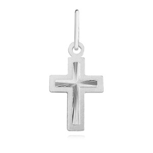 Cruciulita argint pandantiv DiAmanti K0017R-DIA (Argint 925‰ 0,6 g.)